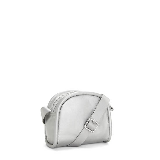 Kipling Jesper Metallic Crossbody Taske Sølv | DK 1183AH